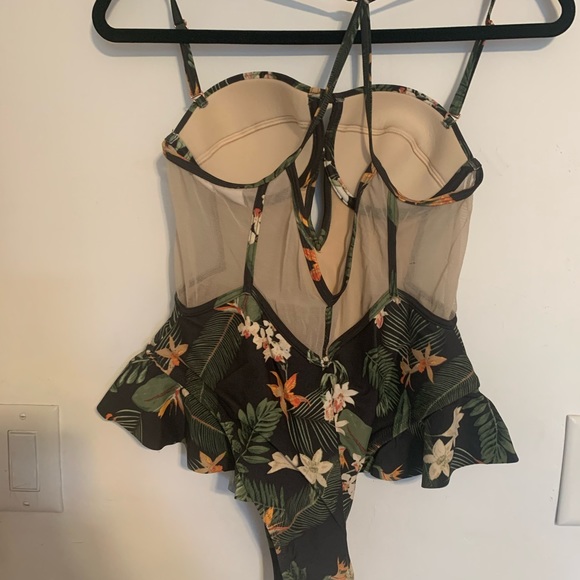 Floral One Piece Bathing Suit - Picture 6 of 6
